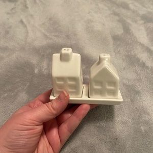 Salt and Pepper house shaped shakers
